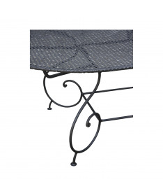 table avec plateau perforé