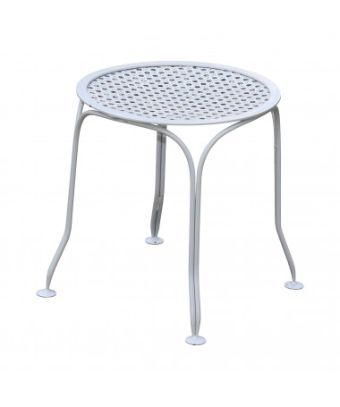 Tabouret ou table d'appoint en fer