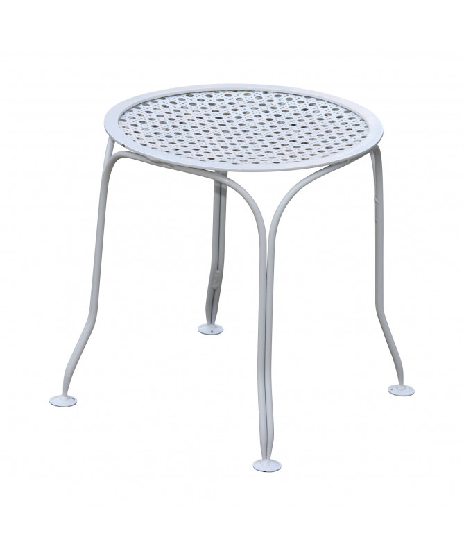 Tabouret ou table d'appoint en fer