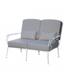 Canapé 2 places en fer