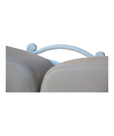 Canapé en fer forgé