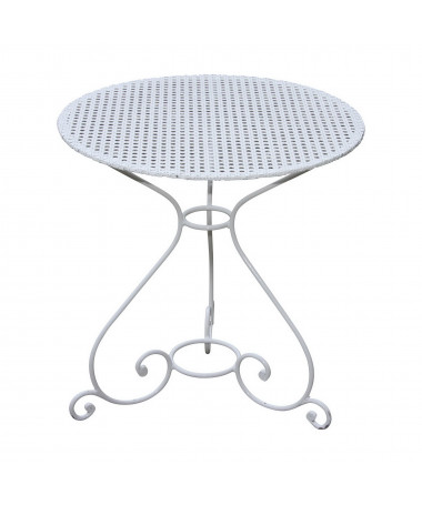 Petite table ronde de jardin