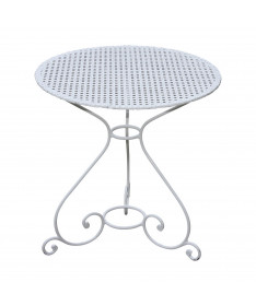 Petite table ronde de jardin