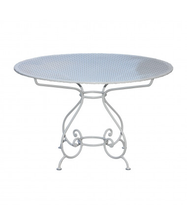 table ronde en fer forgé