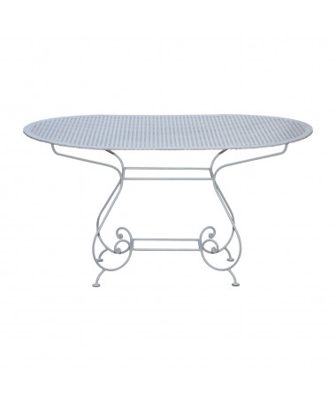 table de jardin ovale
